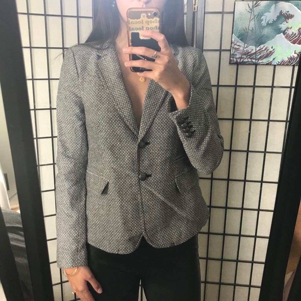 Textured Blazer